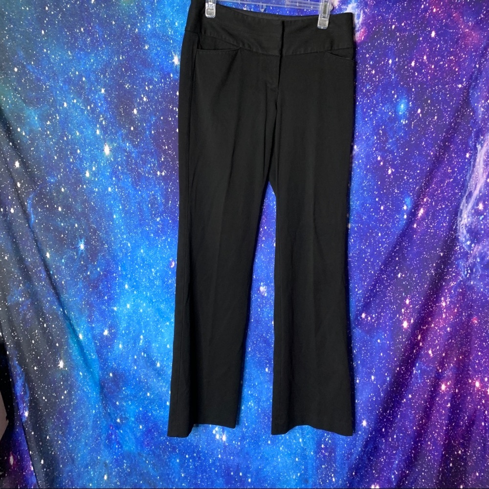 Express- Black Editor Trousers Size 0 Regular - image 1